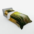 thumbnail image 2 of Ambesonne Cactus Bedding Set 3 Pcs, Sunset Desert Ecology, Twin, Marigold Yellow Green, 2 of 2