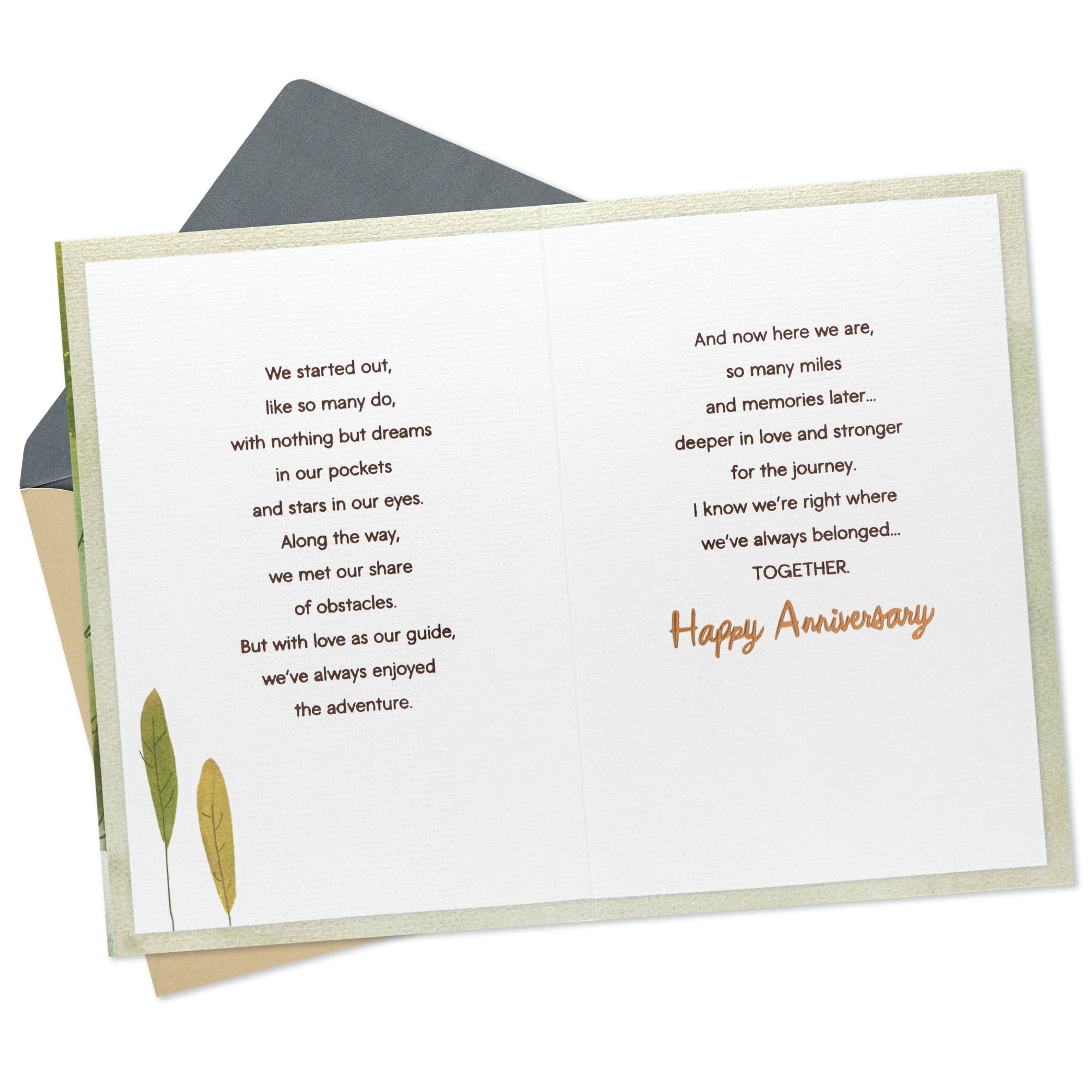 Hallmark Anniversary Card for Husband (Where We've Always Belonged)