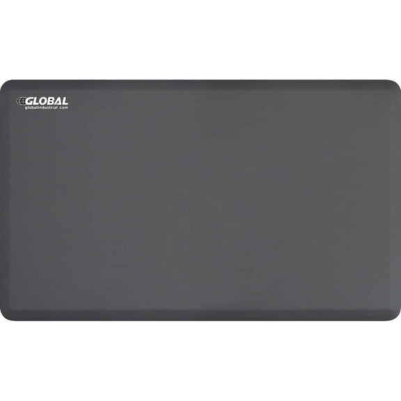 Global Industrial 3' x 5' Supreme Anti Fatigue Mat 3/4" Thick, Gray