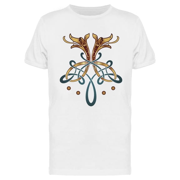 Abstract Celtic Design T-Shirt Men -Image by Shutterstock, Male Small