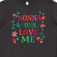 thumbnail image 4 of Inktastic Nonna And Nonno Love Me Youth T-Shirt, 4 of 5