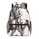 thumbnail image 1 of Disketp Cowboy Ride A Horse Mochila Estampada para Hombre y Mujer – Mochila Ligera Clásica con Múltiples Bolsillos para Universidad, Trabajo y Viajes-One Size, 1 of 5