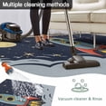 thumbnail image 5 of Cartoon Outdoor Rug for Patio/Deck/Porch, Non-Slip Large Area Rug 6 x 9 Ft, Moon Stars Modern Art Indoor Outdoor Rugs Washable Area Rugs, Reversible Camping Rug Carpet Runner, 5 of 8