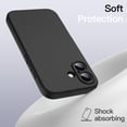thumbnail image 5 of JETech Magnetic Silicone Case for iPhone 16 6.1-Inch, Compatible with MagSafe,&nbsp;Silky Soft Touch, Shock Absorbing Phone Cover with&nbsp;Camera Lens Full Protection (Black), 5 of 7