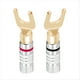 thumbnail image 2 of 10 Conectores Banana Tipo y/U para Cable de Audio de Altavoz, Conector de Tornillo de Bloqueo, Conector de Horquilla y Conector Banana., 2 of 6