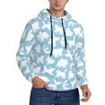 thumbnail image 2 of Salouo Cute Animals Pattern Men's Fall Hoodie Sweatshirt,Sport Hoodie with Pockets for Men Pullover Casual Hooded Sweatshirt-Small, 2 of 7