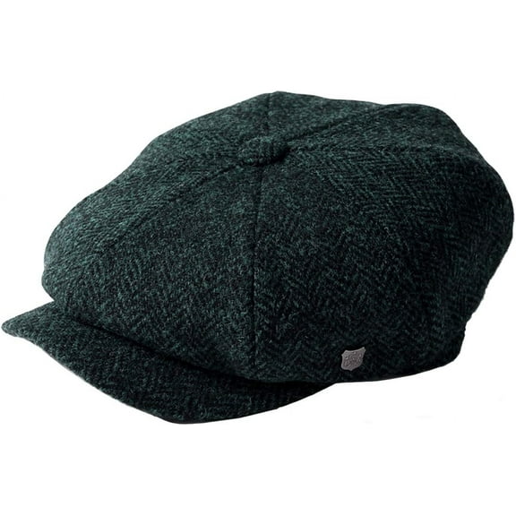 Harris Tweed 8 piece bakerboy cap - Carloway