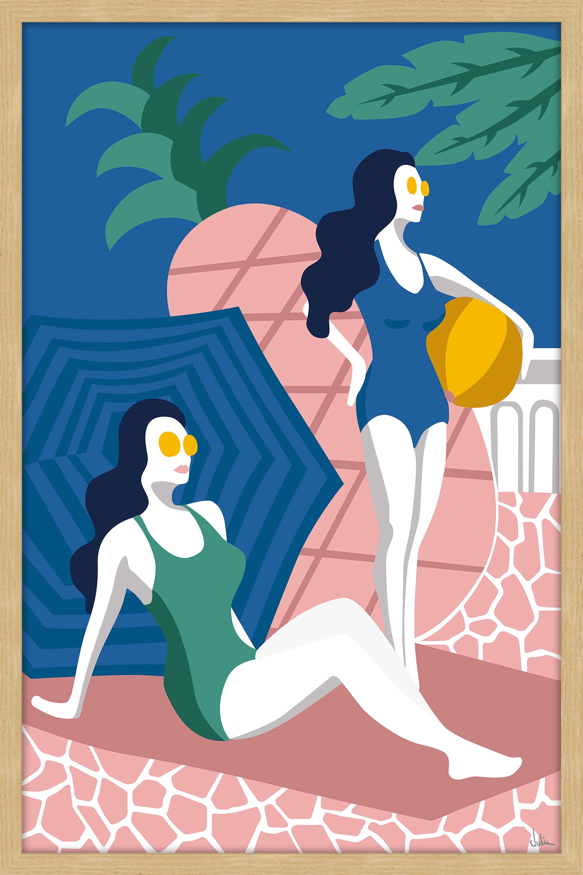 Vacation Should Be Framed Painting Print