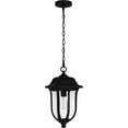 thumbnail image 6 of Quoizel Mulberry 1-Light Matte Black Outdoor Hanging Lantern, 6 of 9