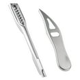 thumbnail image 4 of unbranded 1 Set of 2pcs Stainless Steel Fish Scale Remover Manual Fish Scraper Seafood Knives Kitchen Tool (Prong+Flat), 4 of 8