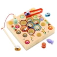 thumbnail image 1 of Magnetic Fishing Game Wooden Educational Toy for Children, 1 of 9