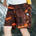 thumbnail image 3 of Conairie Cargo Shorts for Men Casual Elastic Waist Work Shorts Breathable Distressed Washed Multi Pocket Hiking Shorts CE2 XXXXXL, 3 of 3