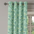 thumbnail image 2 of Ambesonne Floral Grommet Curtain, Spring Tulip Petals, 50" x 72", Turquoise Teal Marigold, 2 of 6
