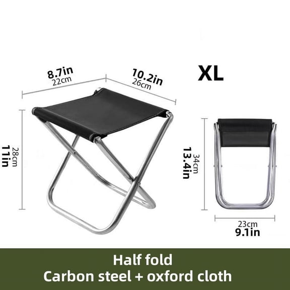 Portable Foldable Chair Stool for Outdoor Activities - Camping, Fishing, Queueing for Subway and Train