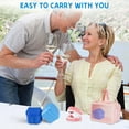 thumbnail image 7 of 1/2/3 Pack Denture Bath Case Cup Box Denture Storage Soak Container with Strainer Basket for Travel Denture Cleaning, 7 of 7