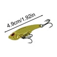 thumbnail image 3 of Silver 10g Metal VIB Fishing Lure with Treble Hooks Vibrating Bait for Bass Trout Freshwater, 3 of 7