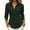 Army Green, variant on IUYRTFE Women Lapel Collar Button Down Long Sleeve Shirt for Casual Office Daily Wear