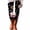 Black, variant on Women's Christmas Leggings Fashionable And Casual Christmas Print High Waist Slim Leggings