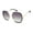 Black, variant on Women's NN382 Metal UV400 Protective Geometric Hexagonal Fashion Sunglasses, 63mm