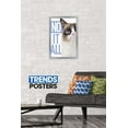 thumbnail image 2 of Grumpy Cat - Blue Wall Poster, 14.725" x 22.375", Framed, 2 of 5