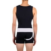 FlexaMed Right Side Inguinal Hernia Groin Belt with Compression Pad White Small
