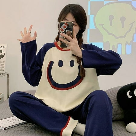 

Cartoon Sanrio Pachacco Kuromi Pajamas Autumn Cotton Long Sleeved Cardigan Household Clothes Sweet Giris Printing Nightdress