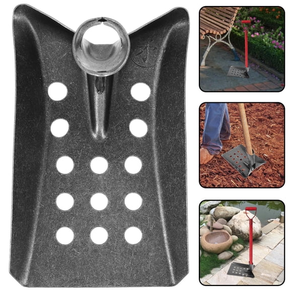 Beaupretty Outdoor Multi Use Black Metal Drain Sifting Shovel for Efficient Sewage and Mud Clearing