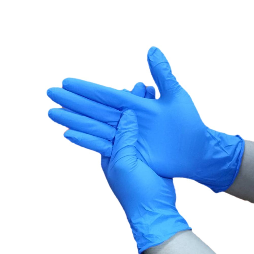 Nitrile Disposable Gloves Food Grade Gloves Acid and Alkali PowderFree Cleaner Rubber Gloves