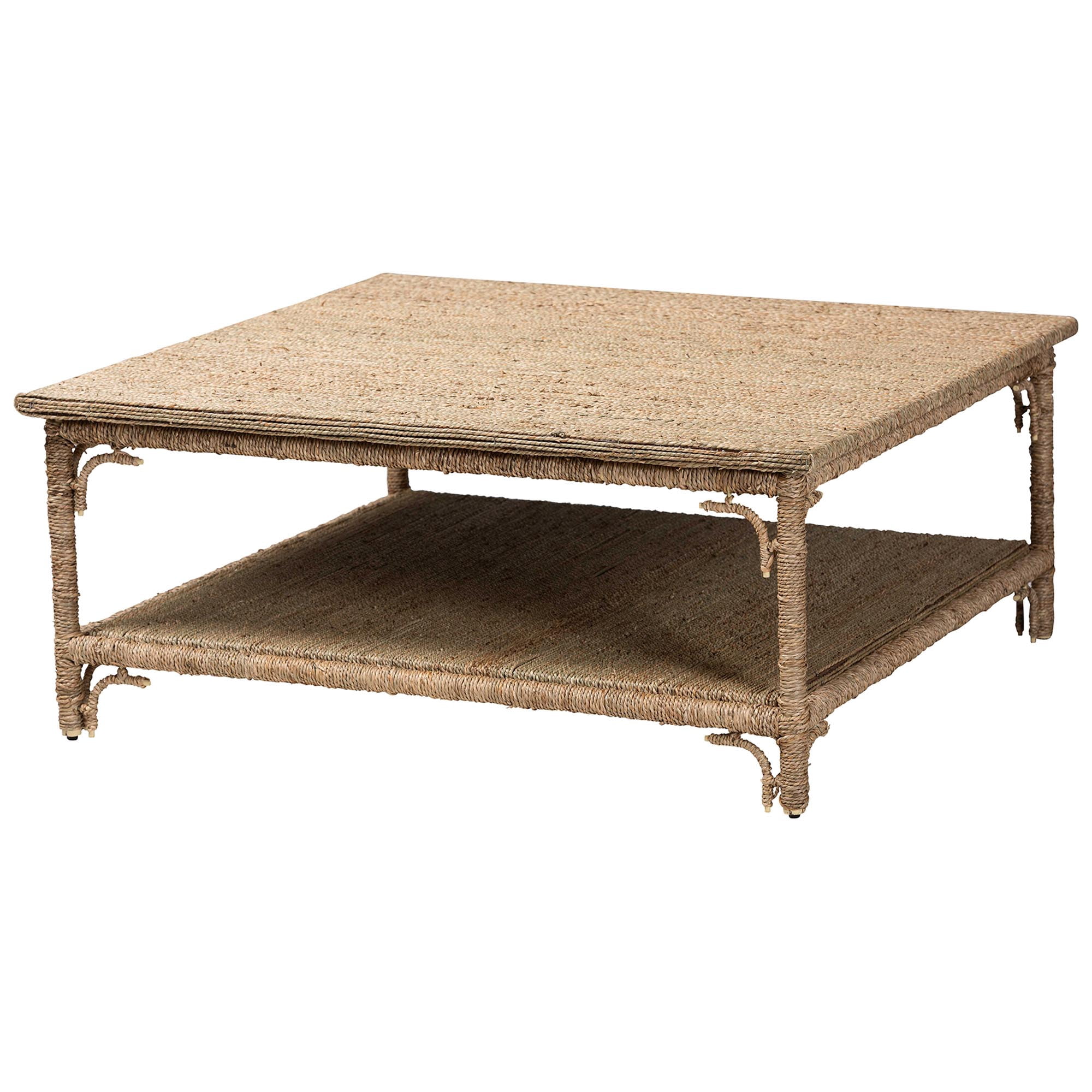 bali & pari Ganit Boho Coffee Table, Natural Brown
