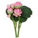 thumbnail image 1 of Ramos de flores de loto artificiales, arreglos florales de mesa de simulación, 2 uds., 1 of 5