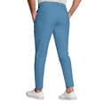 thumbnail image 4 of OOOUM Stretch Golf Pants for Men High Waisted Straight Leg Dress pants with Pockets Slim Fit Casual Work pants Blue XXXXXL, 4 of 6