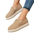 thumbnail image 3 of Vedolay 2023 Casual Shoes Women's Shoes Slip On Summer Fashion Comfortable Flats Loafer,Brown 8.5, 3 of 5