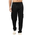 thumbnail image 2 of APEXFWDT Mens Casual Joggers Pants Elastic Waist Drawstring Cargo Jogging Pants Multi-Pocket Workout Outdoor Sweatpants Pants, 2 of 7