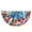 A001- Clear (Small), variant on World Cup International Country Half Fan Flag, 35.4 Inch X 70.9 Inch Large Semi Circle Hanging Banner For Outdoor Yard Patio Decoration, 1 Pack