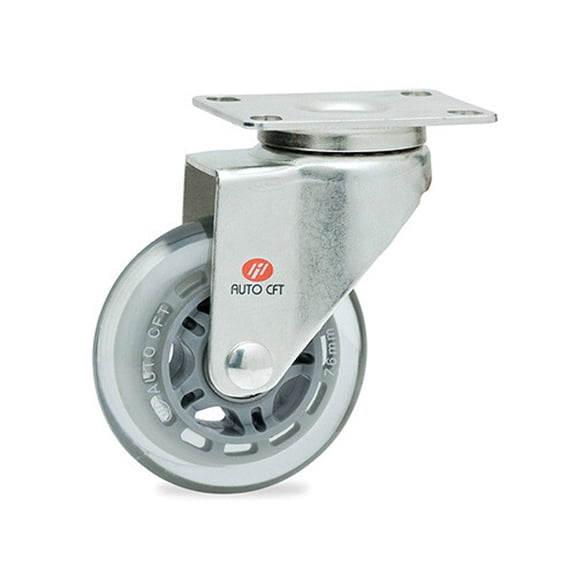 Carrymaster ACSU-64SF Light-Duty Swivel Flange Non-Leveling Caster