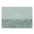 thumbnail image 1 of Folk Cutting Board, South Body Paint Design Floral Arrangement with Various Wildflowers and Leaves, Decorative Tempered Glass Cutting and Serving Board, Small Size, White Green, by Ambesonne, 1 of 1