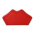 thumbnail image 6 of Manhattan Comfort Kiss Faux Leather 2-Seater Loveseat in Red, 6 of 9