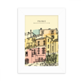 thumbnail image 1 of City Building Colorful France Painting Desktop Photo Frame Picture Display Decoration Art Painting, 1 of 3