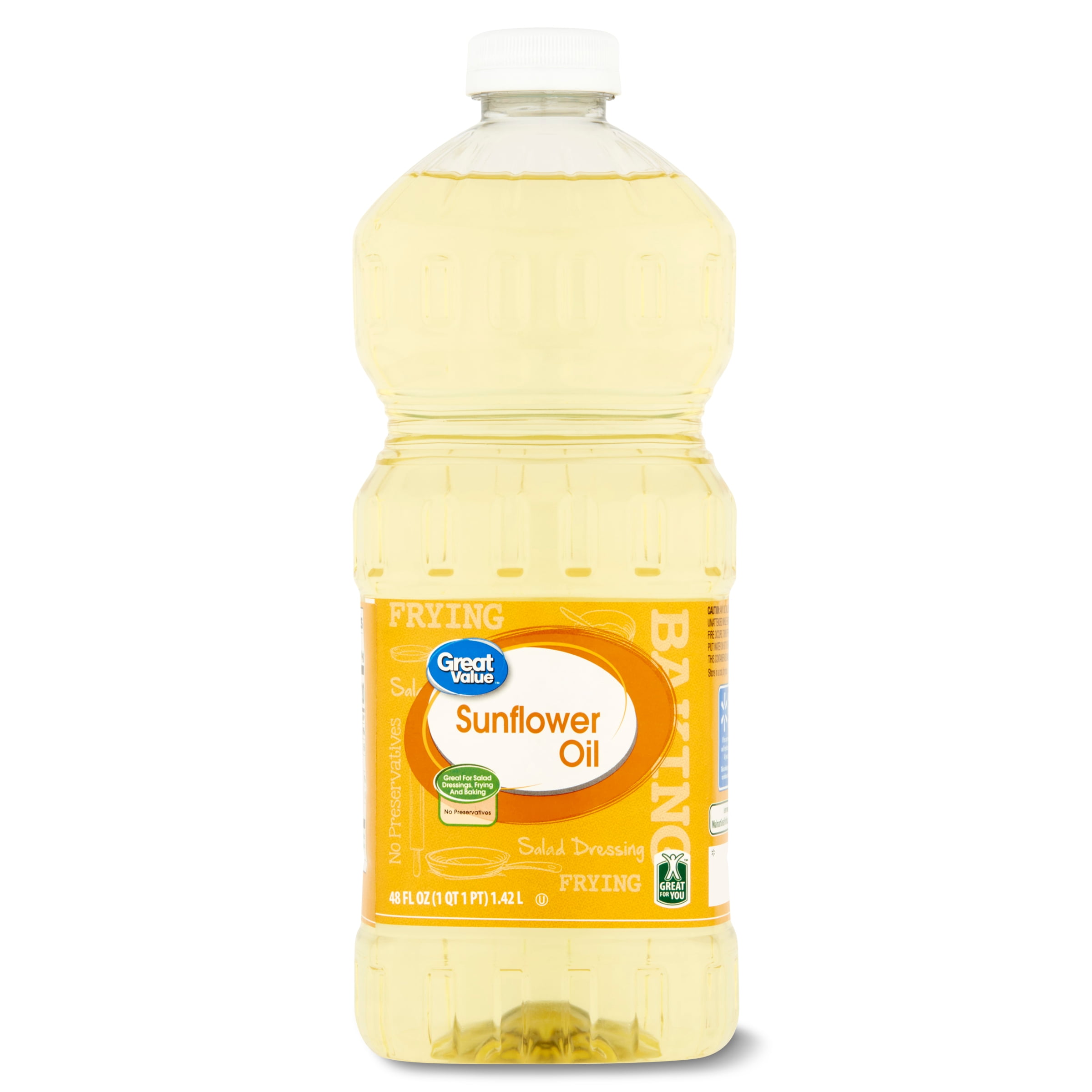 Great Value Sunflower Oil, 48 fl oz