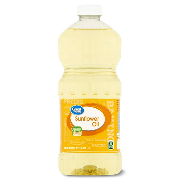 Great Value Sunflower Oil, 48 fl oz