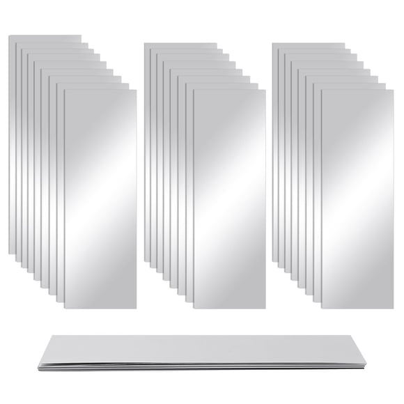 27Pcs 9 Sizes 304 Stainless Strips Sheets Rectangle Stainless Steel Strips Metal Shims Shim Stock Assortment Metal Shim Stock for Kitchen Trim Gap Filler Tools Home Improvement