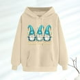 thumbnail image 3 of Christmas Hoodies for Women 2025 Long Sleeve Happy New Tear Graphic Hooded Sweatshirt with Pockets Pullover Tops, 3 of 4