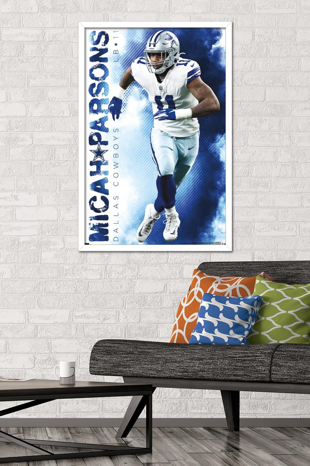 NFL Dallas Cowboys - Micah Parsons 22 Wall Poster, 22.375" x 34" Framed