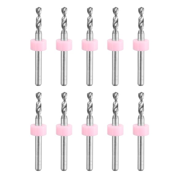 Uxcell PCB Drill Bits 2.7mm Tungsten Carbide Rotary Tool Jewelry CNC 10 Pcs