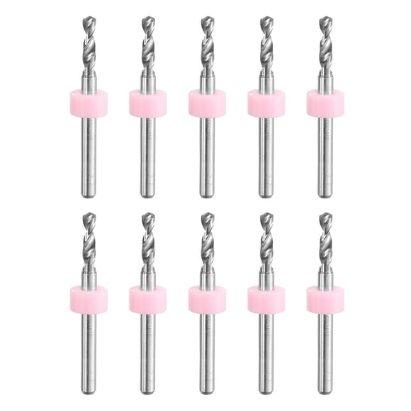 Uxcell PCB Drill Bits 2.7mm Tungsten Carbide Rotary Tool Jewelry CNC 10 Pcs