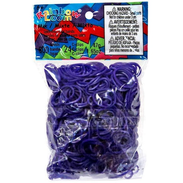 Rainbow Loom Deep Purple Rubber Bands Refill Pack [600 ct] Walmart