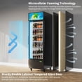 thumbnail image 4 of M optimized 24.7 Cu. Ft. Commercial Glass Door Refrigerator, LED Display Fridge with Adjustable Shelves for Restaurants, Stores & Home Use, 4 of 7