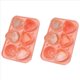 thumbnail image 1 of 2X Molde para Cubitos de Hielo de Rosas, Bandeja para Cubitos de Hielo en Forma de CorazóN, Molde de Silicona para Hacer Bolas de Hielo para CóCteles de Whisky, Bebidas, Rosa, 1 of 5