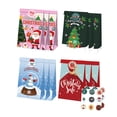 thumbnail image 3 of 12 bolsas de papel para regalo de Navidad, bolsas para y dulces, bolsas de almacenamiento multiusos para fiestas, bolsas creativas para Estilo D, 3 of 8