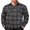 Black-Grey, variant on COOFANDY Men' Flannel Shirts Long Sleeve Button Up Shirt for Men Soft Cotton Plaid Style